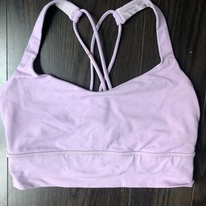 Lavender low impact lululemon bra